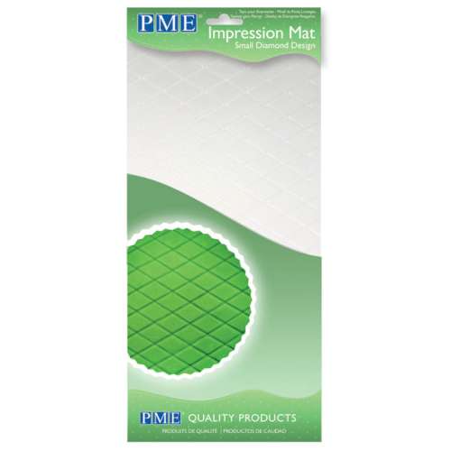 PME Small Diamond Impression Mat - Click Image to Close